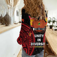 Papua New Guinea Independence Day Women Casual Shirt PNG Since 1975 LT14 - Polynesian Pride