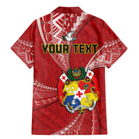 Personalised Tonga Independence Day Family Matching Mermaid Dress and Hawaiian Shirt Happy 54th Independence Anniversary Ngatu Pattern LT14 - Polynesian Pride