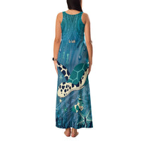 World Sea Turtle Day Polynesia Family Matching Tank Maxi Dress and Hawaiian Shirt Go With The Flow LT14 - Polynesian Pride
