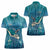 World Sea Turtle Day Polynesia Women Polo Shirt Go With The Flow