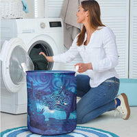 Kuri New Zealand Matariki Laundry Basket Aotearoa Dog Waka Maori New Year Galaxy Vibes LT14 - Polynesian Pride