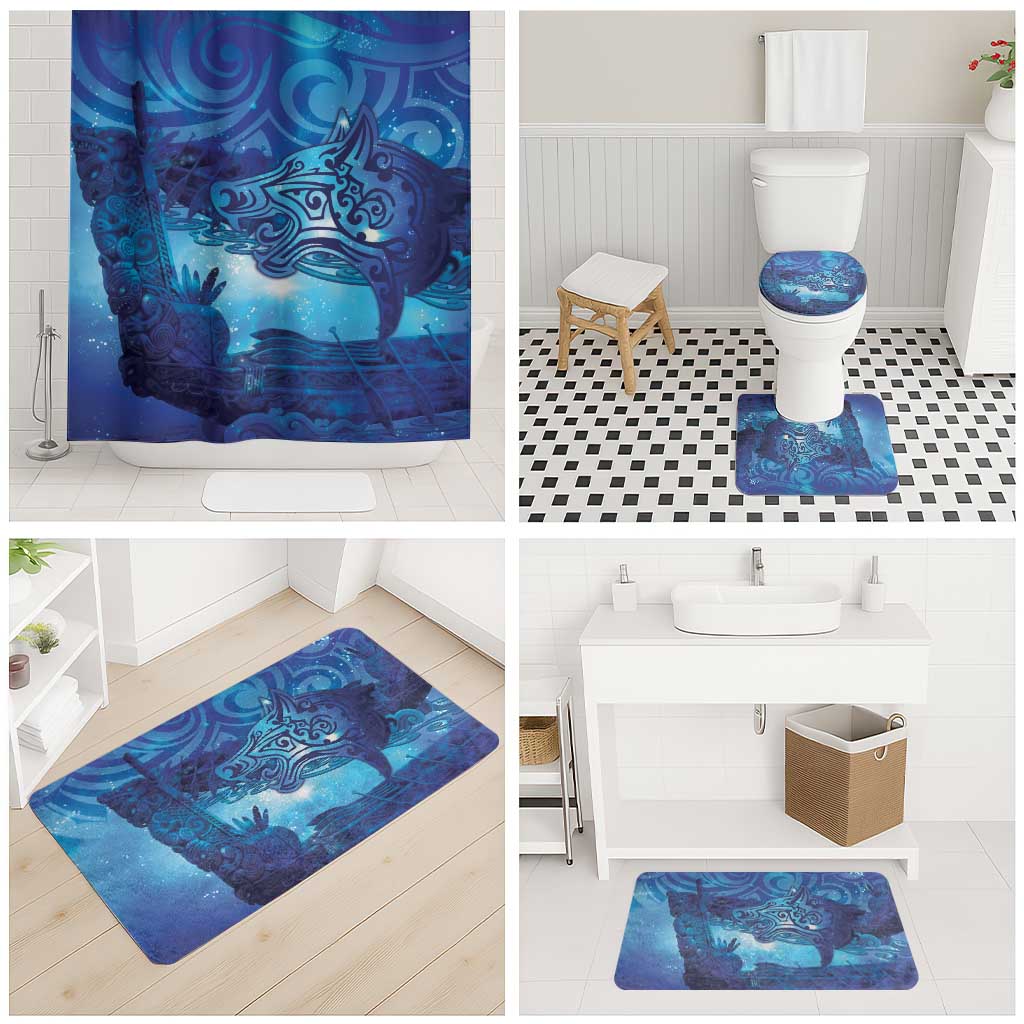 Kuri New Zealand Matariki Bathroom Set Aotearoa Dog Waka Maori New Year Galaxy Vibes LT14 - Polynesian Pride