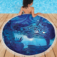 Kuri New Zealand Matariki Beach Blanket Aotearoa Dog Waka Maori New Year Galaxy Vibes LT14 - Polynesian Pride