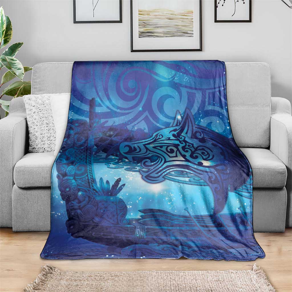 Kuri New Zealand Matariki Blanket Aotearoa Dog Waka Maori New Year Galaxy Vibes LT14 - Polynesian Pride