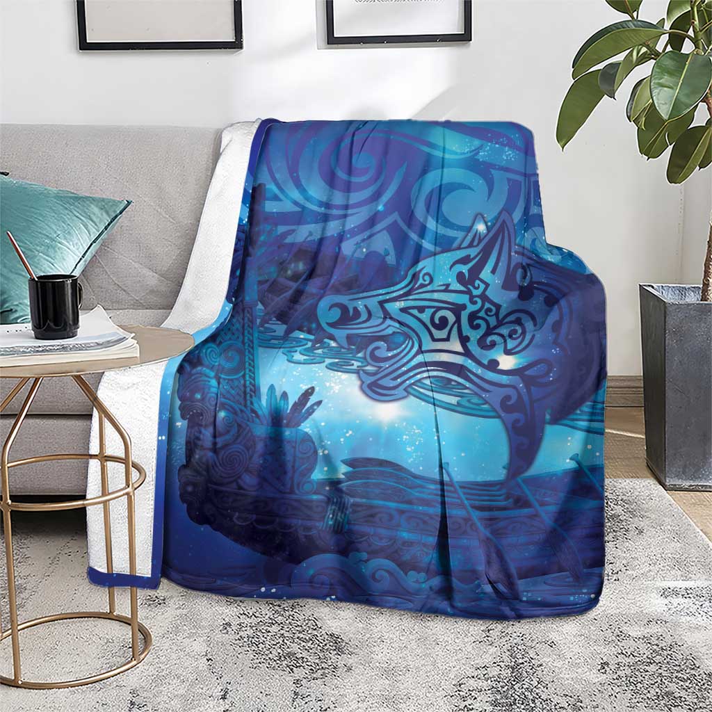 Kuri New Zealand Matariki Blanket Aotearoa Dog Waka Maori New Year Galaxy Vibes LT14 - Polynesian Pride