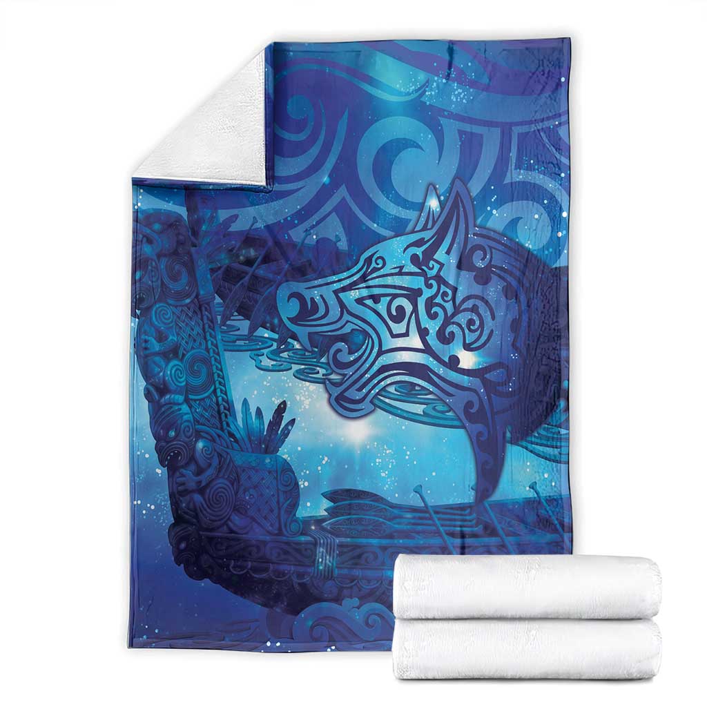 Kuri New Zealand Matariki Blanket Aotearoa Dog Waka Maori New Year Galaxy Vibes LT14 - Polynesian Pride