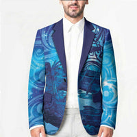 Kuri New Zealand Matariki Blazer Aotearoa Dog Waka Maori New Year Galaxy Vibes LT14 - Polynesian Pride