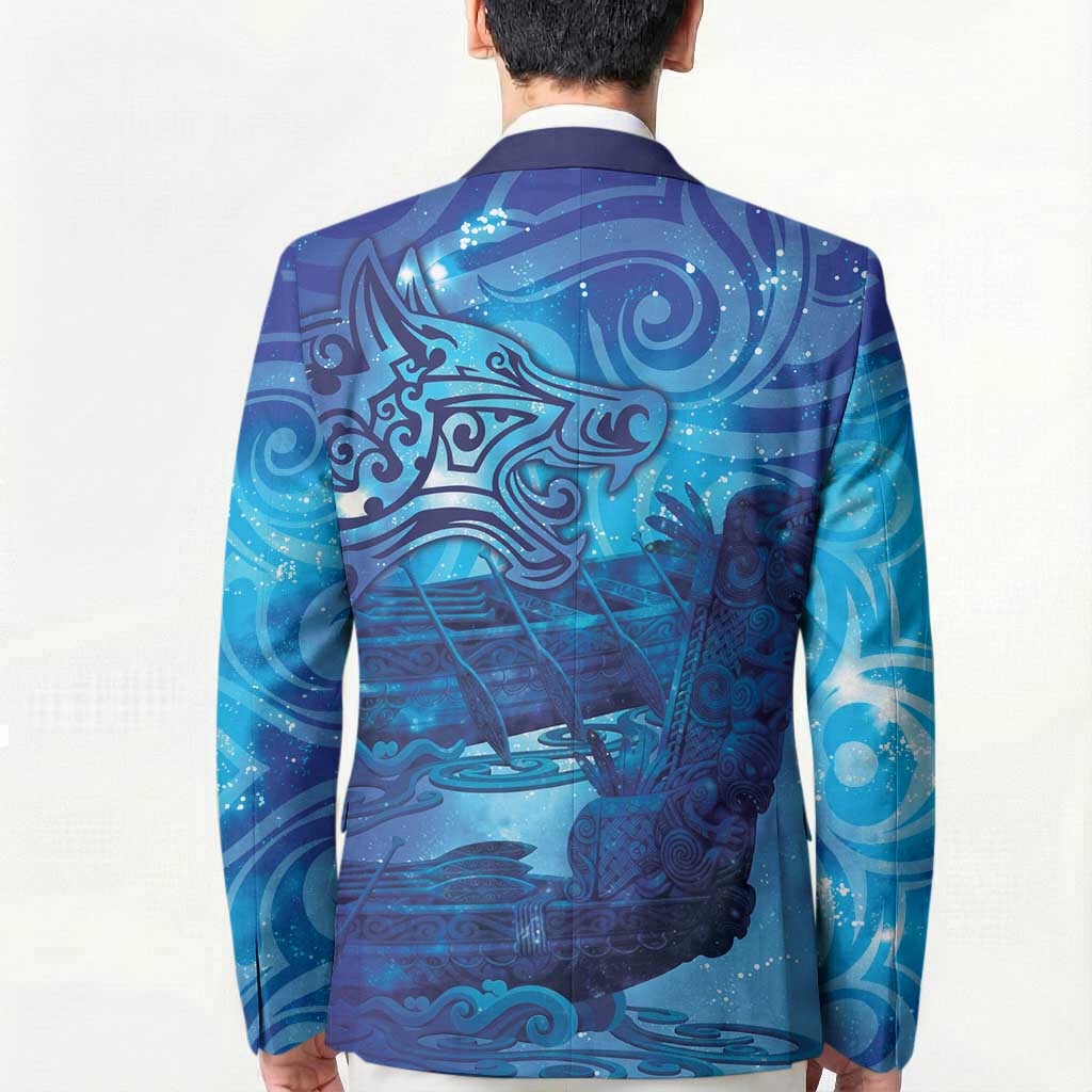 Kuri New Zealand Matariki Blazer Aotearoa Dog Waka Maori New Year Galaxy Vibes LT14 - Polynesian Pride