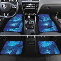 Kuri New Zealand Matariki Car Mats Aotearoa Dog Waka Maori New Year Galaxy Vibes LT14 Set 4pcs Blue - Polynesian Pride