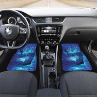 Kuri New Zealand Matariki Car Mats Aotearoa Dog Waka Maori New Year Galaxy Vibes LT14 Set 2pcs - Front Blue - Polynesian Pride