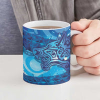 Kuri New Zealand Matariki Ceramic Mug Aotearoa Dog Waka Maori New Year Galaxy Vibes LT14 - Polynesian Pride
