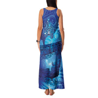 Kuri New Zealand Matariki Family Matching Tank Maxi Dress and Hawaiian Shirt Aotearoa Dog Waka Maori New Year Galaxy Vibes LT14 - Polynesian Pride