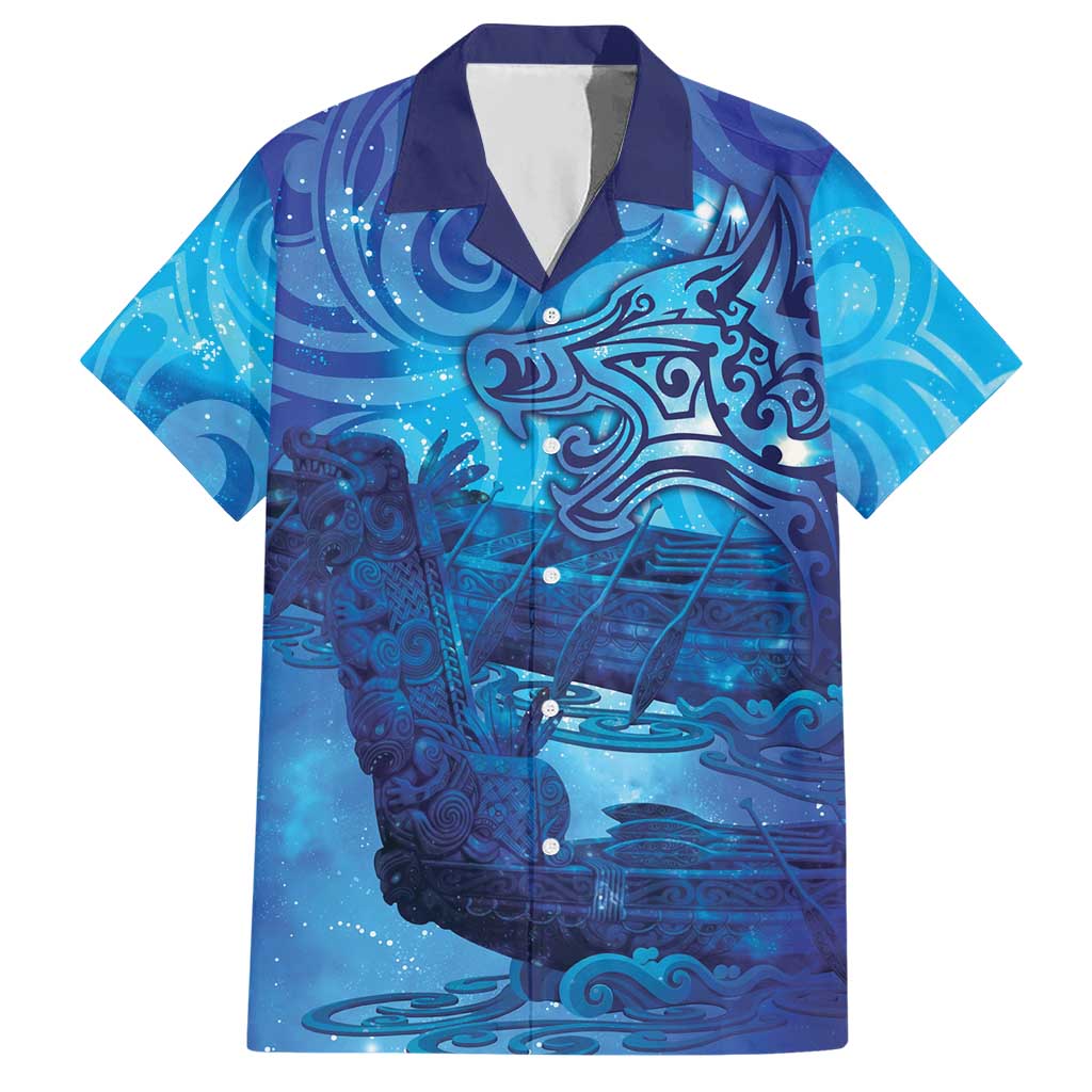 Kuri New Zealand Matariki Hawaiian Shirt Aotearoa Dog Waka Maori New Year Galaxy Vibes