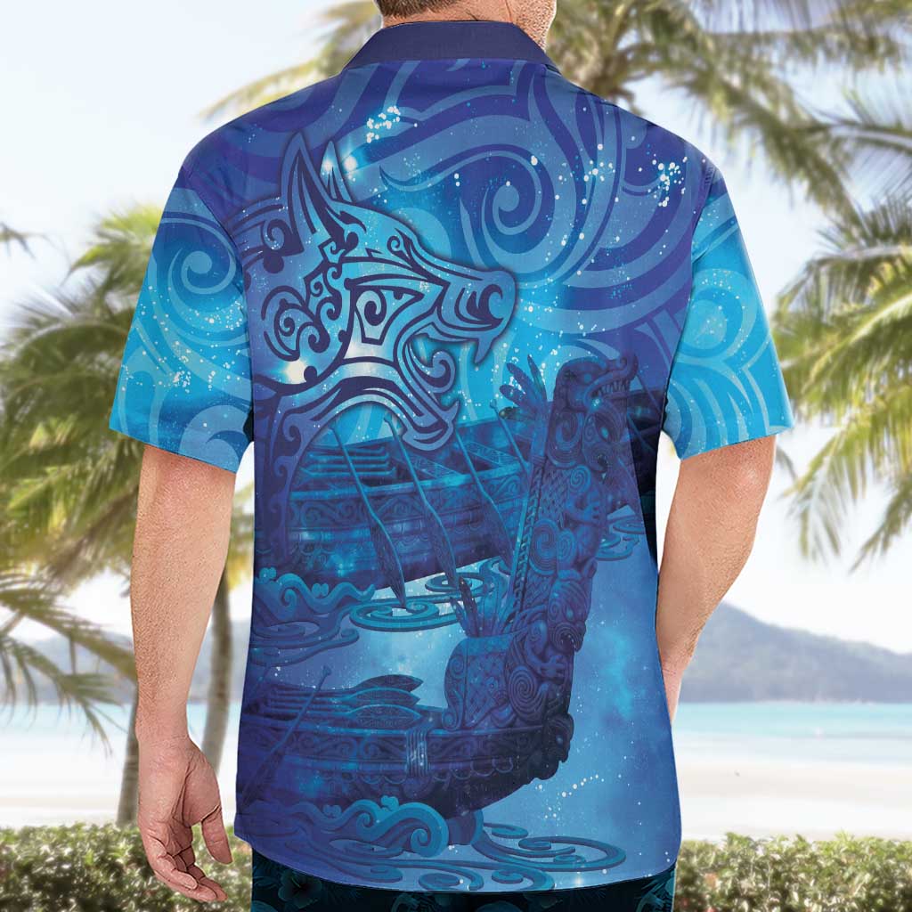 Kuri New Zealand Matariki Hawaiian Shirt Aotearoa Dog Waka Maori New Year Galaxy Vibes LT14 - Polynesian Pride