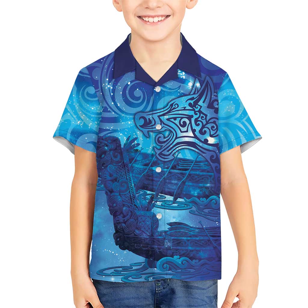 Kuri New Zealand Matariki Hawaiian Shirt Aotearoa Dog Waka Maori New Year Galaxy Vibes LT14 - Polynesian Pride