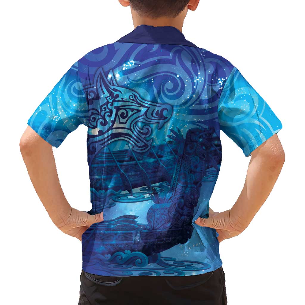 Kuri New Zealand Matariki Hawaiian Shirt Aotearoa Dog Waka Maori New Year Galaxy Vibes LT14 - Polynesian Pride