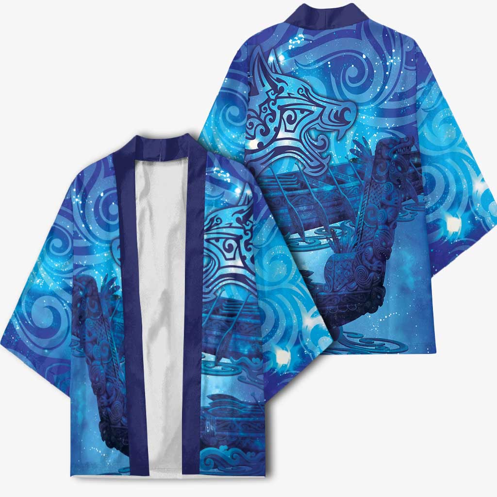 Kuri New Zealand Matariki Kimono Aotearoa Dog Waka Maori New Year Galaxy Vibes LT14 - Polynesian Pride