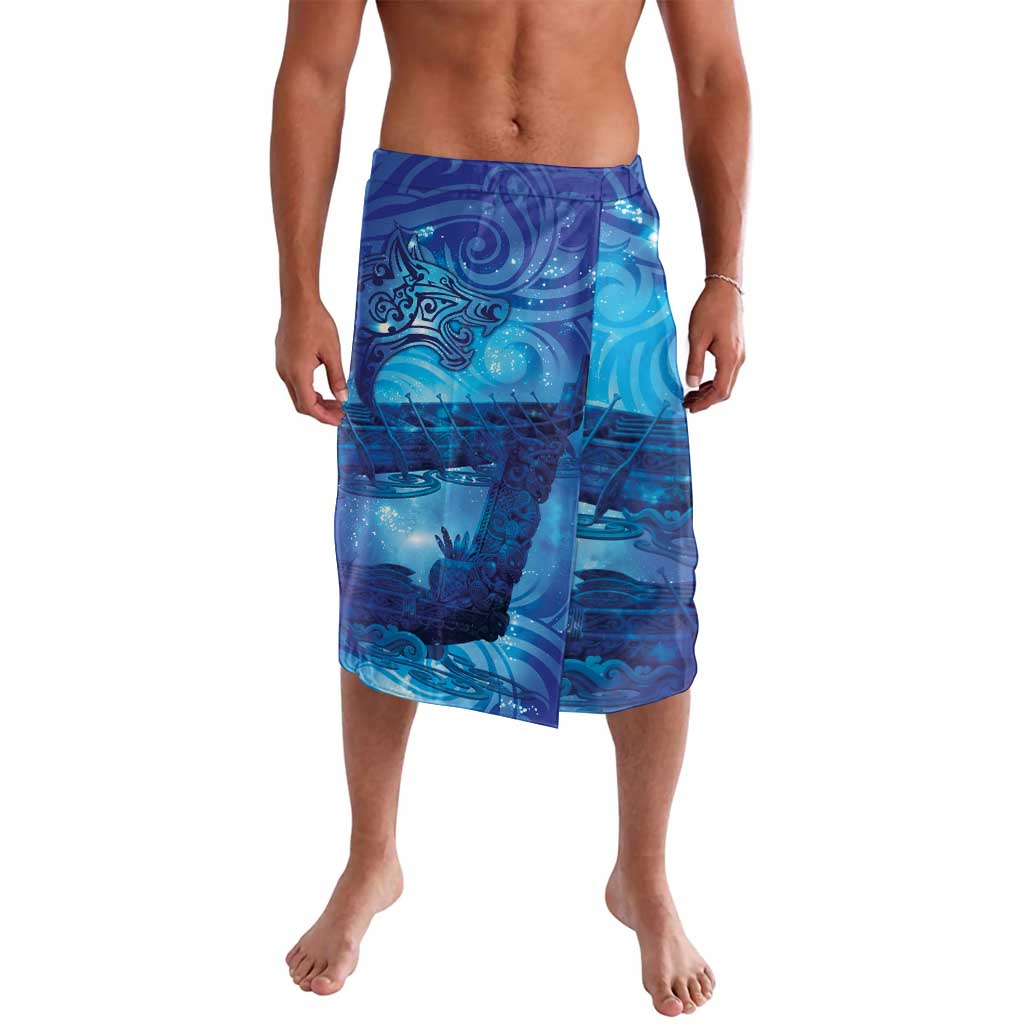Kuri New Zealand Matariki Lavalava Aotearoa Dog Waka Maori New Year Galaxy Vibes LT14 Blue - Polynesian Pride