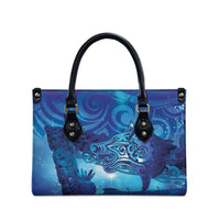 Kuri New Zealand Matariki Leather Bag Aotearoa Dog Waka Maori New Year Galaxy Vibes LT14 - Polynesian Pride