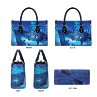 Kuri New Zealand Matariki Leather Bag Aotearoa Dog Waka Maori New Year Galaxy Vibes LT14 - Polynesian Pride
