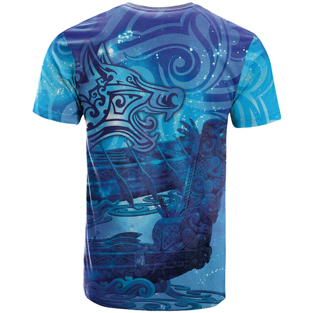 Kuri New Zealand Matariki T Shirt Aotearoa Dog Waka Maori New Year Galaxy Vibes LT14 - Polynesian Pride