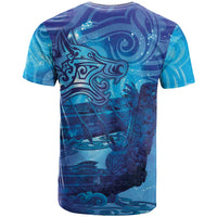 Kuri New Zealand Matariki T Shirt Aotearoa Dog Waka Maori New Year Galaxy Vibes LT14 - Polynesian Pride