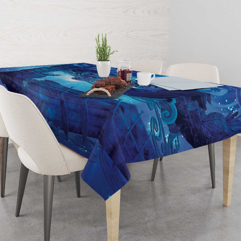 Kuri New Zealand Matariki Tablecloth Aotearoa Dog Waka Maori New Year Galaxy Vibes LT14 - Polynesian Pride