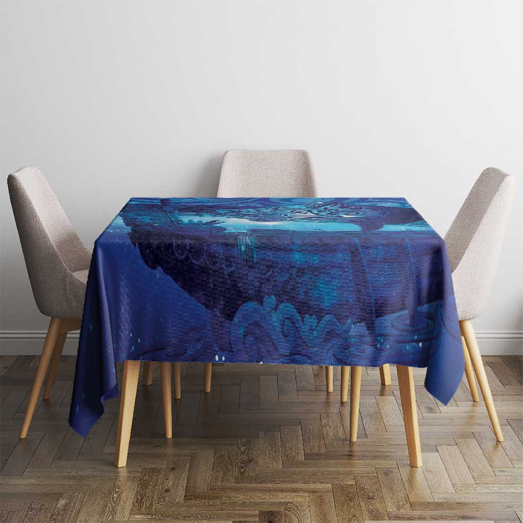 Kuri New Zealand Matariki Tablecloth Aotearoa Dog Waka Maori New Year Galaxy Vibes LT14 - Polynesian Pride