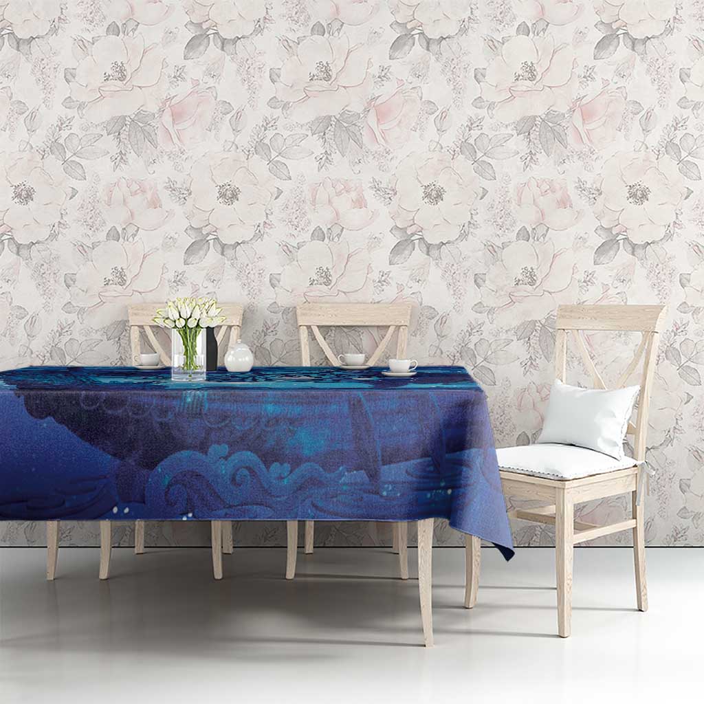 Kuri New Zealand Matariki Tablecloth Aotearoa Dog Waka Maori New Year Galaxy Vibes LT14 - Polynesian Pride