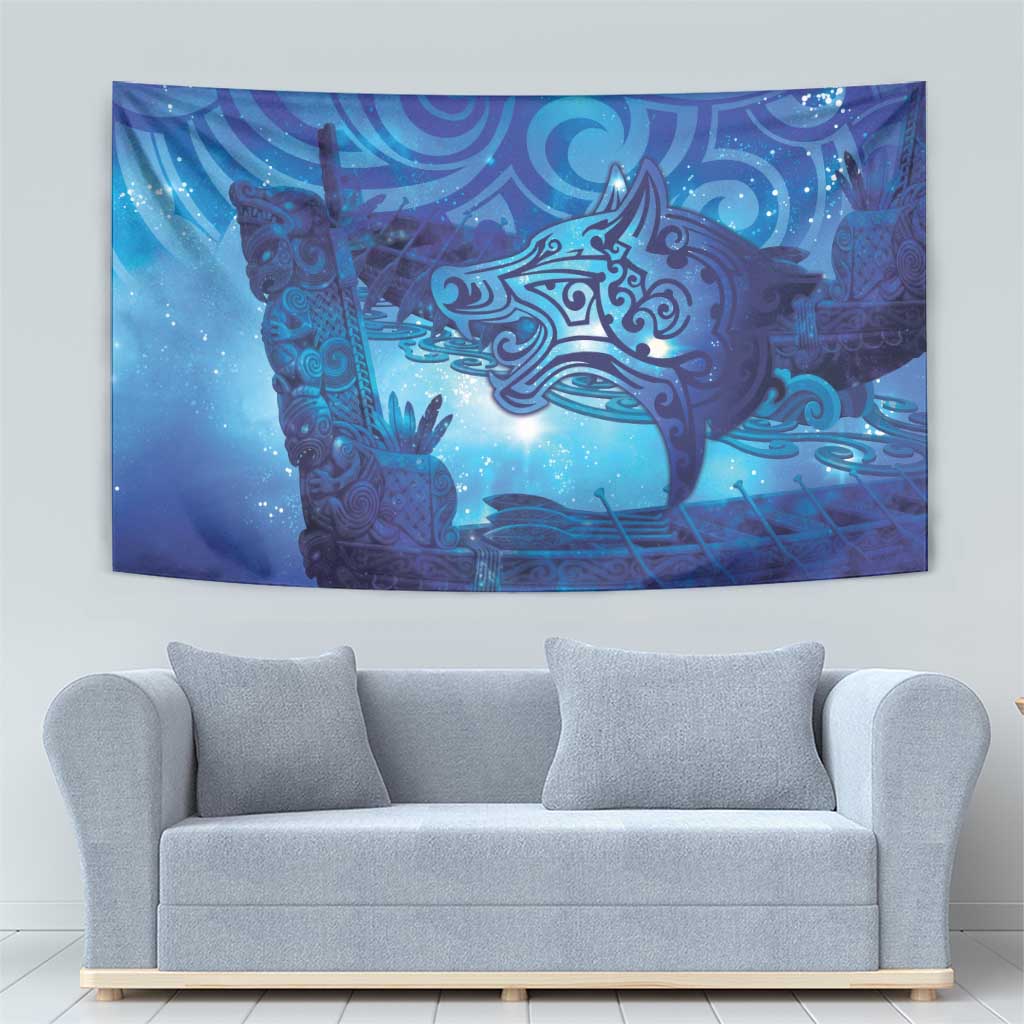 Kuri New Zealand Matariki Tapestry Aotearoa Dog Waka Maori New Year Galaxy Vibes LT14 - Polynesian Pride