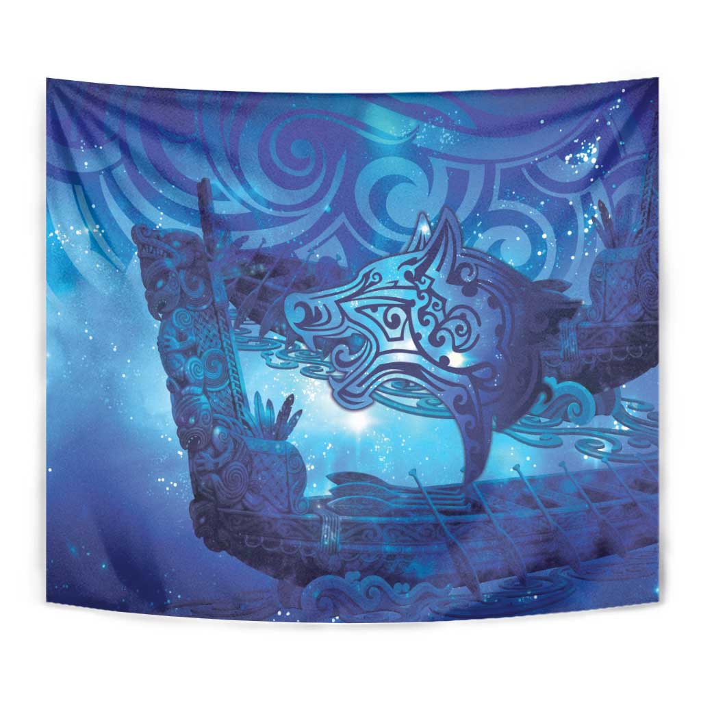 Kuri New Zealand Matariki Tapestry Aotearoa Dog Waka Maori New Year Galaxy Vibes LT14 - Polynesian Pride
