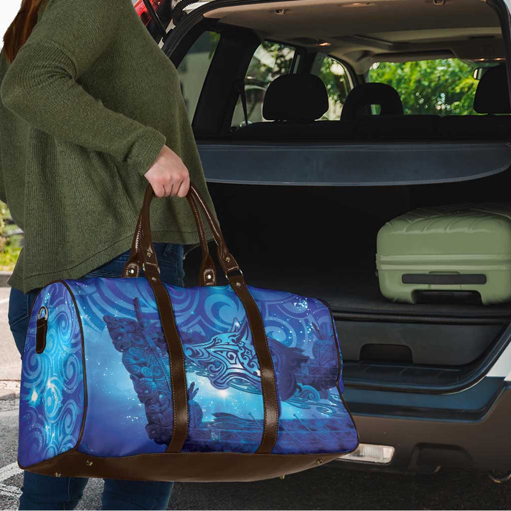 Kuri New Zealand Matariki Travel Bag Aotearoa Dog Waka Maori New Year Galaxy Vibes LT14 - Polynesian Pride