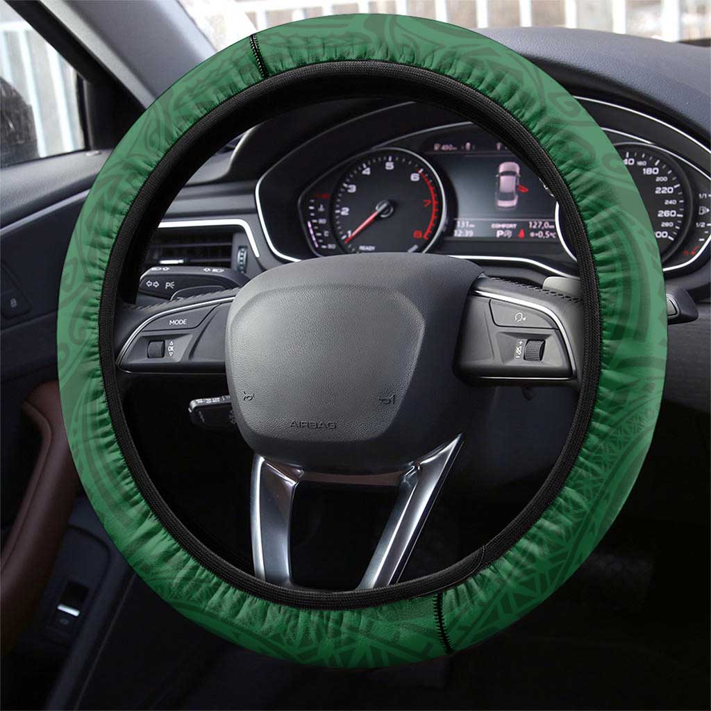 Manu'a Flag Day Steering Wheel Cover Polynesian Pattern National Color Proud LT14 - Polynesian Pride