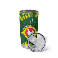 Manu'a Flag Day Tumbler Cup Polynesian Pattern National Color Proud