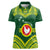 Manu'a Flag Day Women Polo Shirt Polynesian Pattern National Color Proud