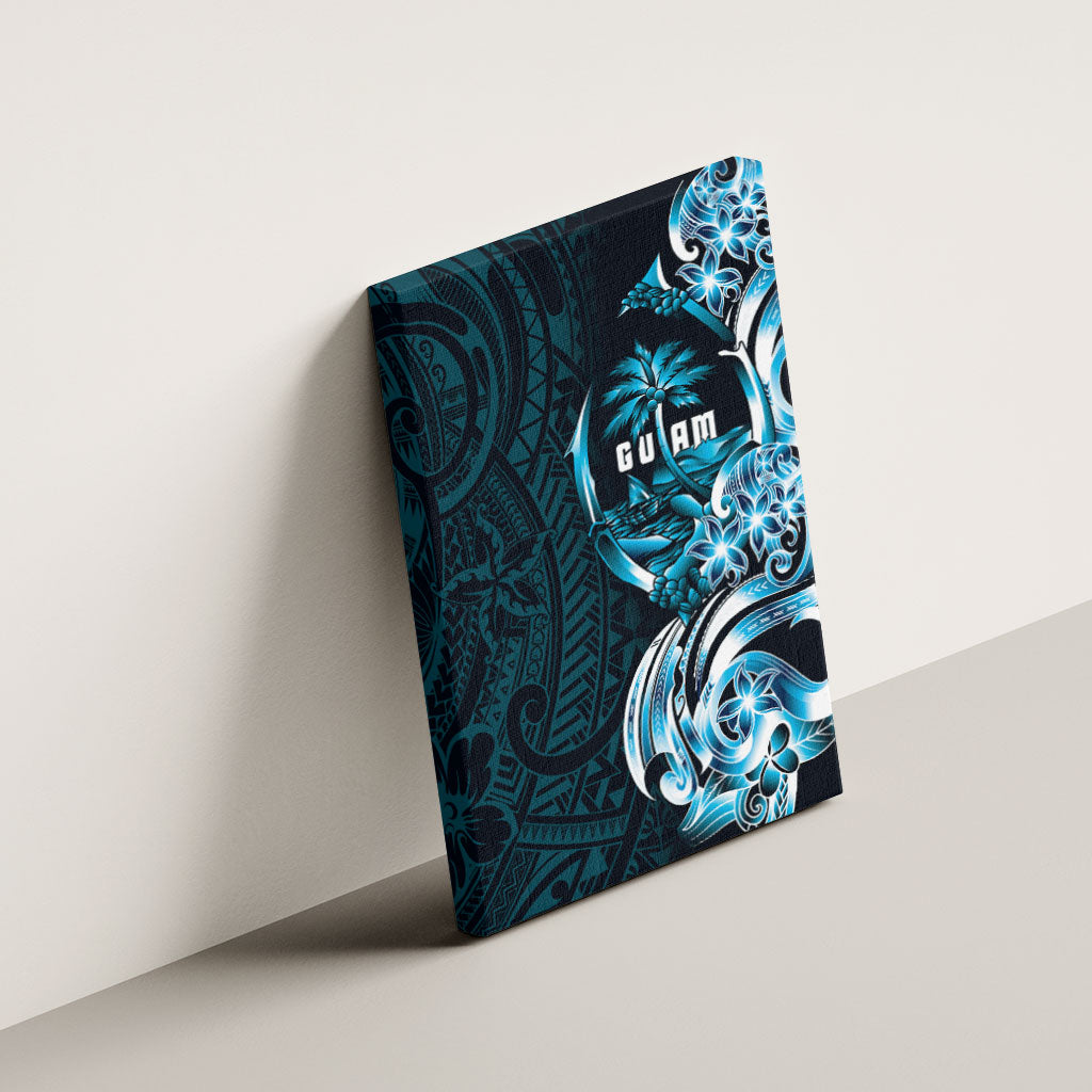 Asut Guam Chamorro Canvas Wall Art Guahan Seal Tattoo LT14 - Polynesian Pride