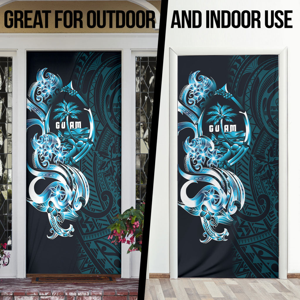 Asut Guam Chamorro Door Cover Guahan Seal Tattoo LT14 - Polynesian Pride