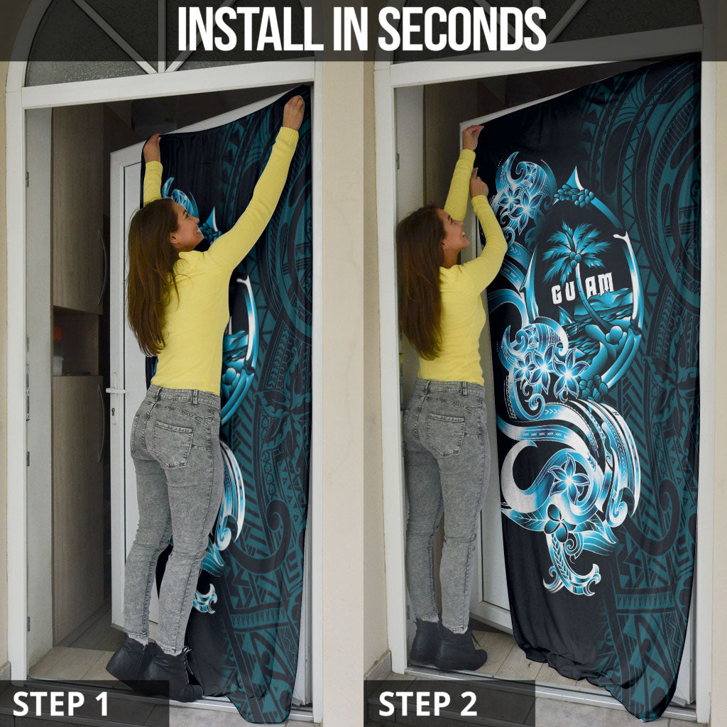 Asut Guam Chamorro Door Cover Guahan Seal Tattoo LT14 - Polynesian Pride