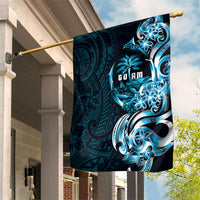 Asut Guam Chamorro Garden Flag Guahan Seal Tattoo LT14 House Flag Blue - Polynesian Pride