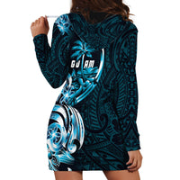 Asut Guam Chamorro Hoodie Dress Guahan Seal Tattoo LT14 - Polynesian Pride