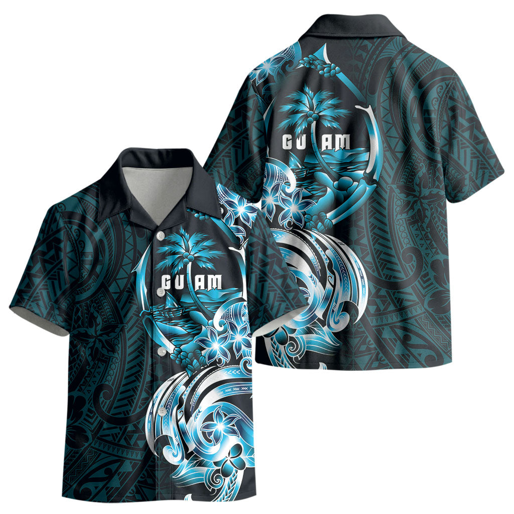 Asut Guam Chamorro Kid Hawaiian Shirt Guahan Seal Tattoo LT14 - Polynesian Pride