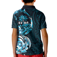 Asut Guam Chamorro Kid Polo Shirt Guahan Seal Tattoo LT14 - Polynesian Pride