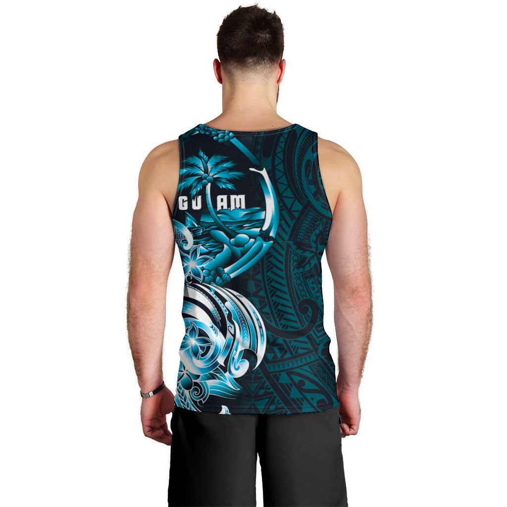 Asut Guam Chamorro Men Tank Top Guahan Seal Tattoo LT14 - Polynesian Pride