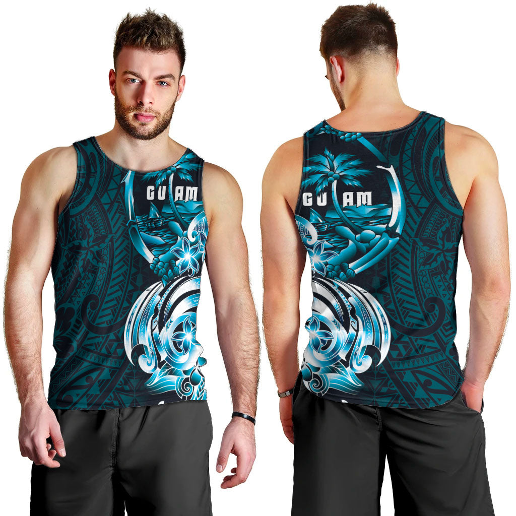 Asut Guam Chamorro Men Tank Top Guahan Seal Tattoo LT14 - Polynesian Pride