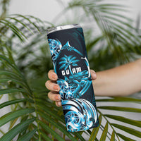 Asut Guam Chamorro Skinny Tumbler Guahan Seal Tattoo LT14 - Polynesian Pride