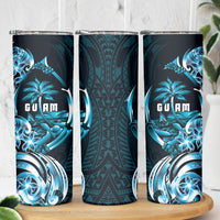 Asut Guam Chamorro Skinny Tumbler Guahan Seal Tattoo LT14 - Polynesian Pride