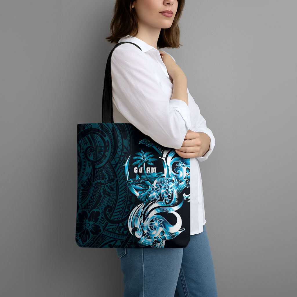 Asut Guam Chamorro Tote Bag Guahan Seal Tattoo LT14 - Polynesian Pride