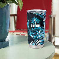 Asut Guam Chamorro Tumbler Cup Guahan Seal Tattoo LT14 - Polynesian Pride