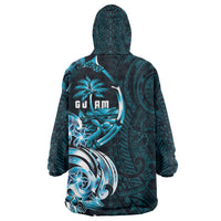 Asut Guam Chamorro Wearable Blanket Hoodie Guahan Seal Tattoo LT14 - Polynesian Pride