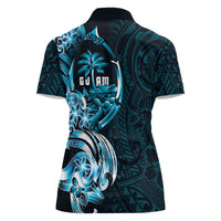 Asut Guam Chamorro Women Polo Shirt Guahan Seal Tattoo LT14 - Polynesian Pride